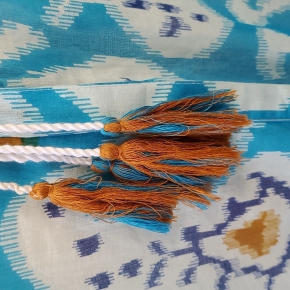 RAJ, Boho chic festival ready maxi cover up. Lightweight 100% cotton siz… - Picture 3 of 9